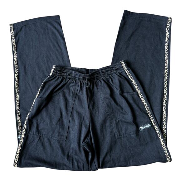 NWT Otomix t shirt short sleeve matching bottoms black cheetah cotton size small - Picture 13 of 16